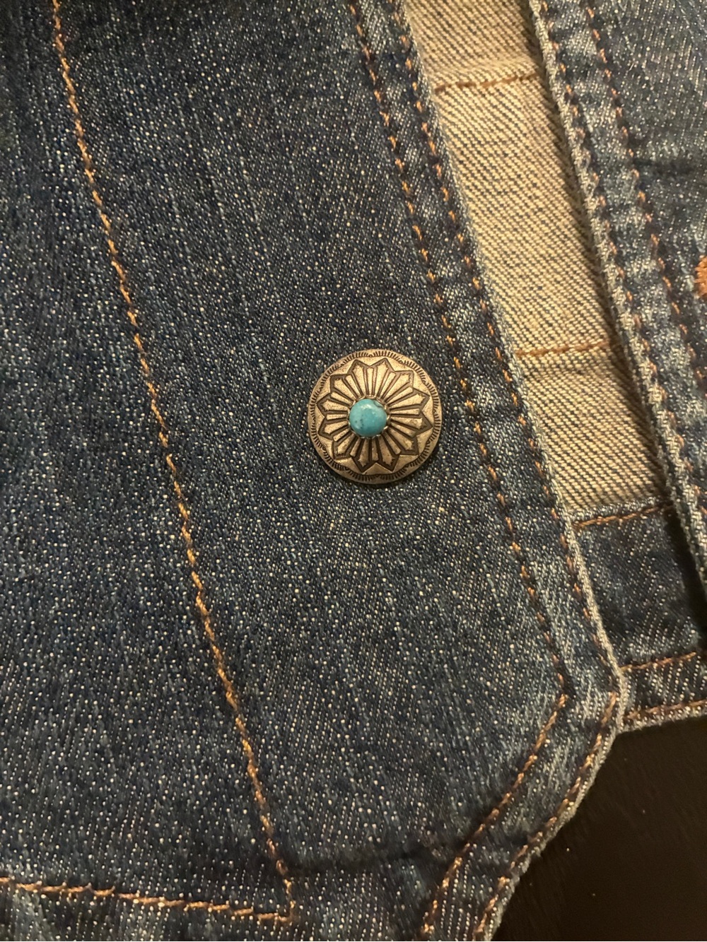 Ralph Lauren Vintage-Style Indigo Denim Jean Jacket - Picture 2 of 5